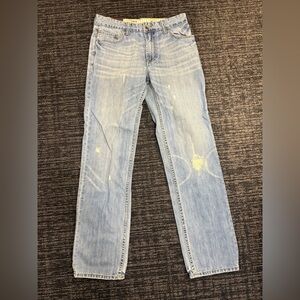 Timberland Blue Jeans with Striped Waistband